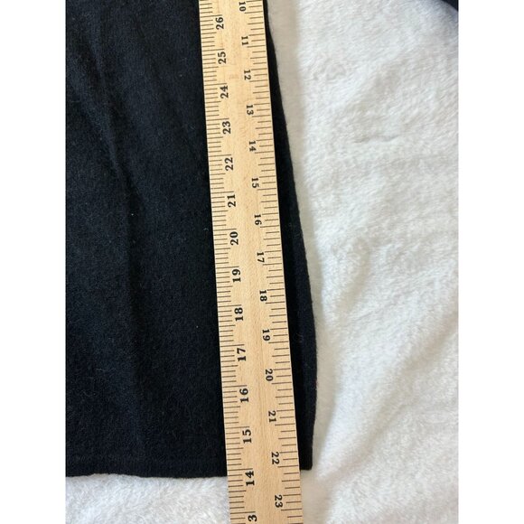 Charter Club Luxury Black V-Neck 100% Cashmere Sweater Large - Picture 5 of 7